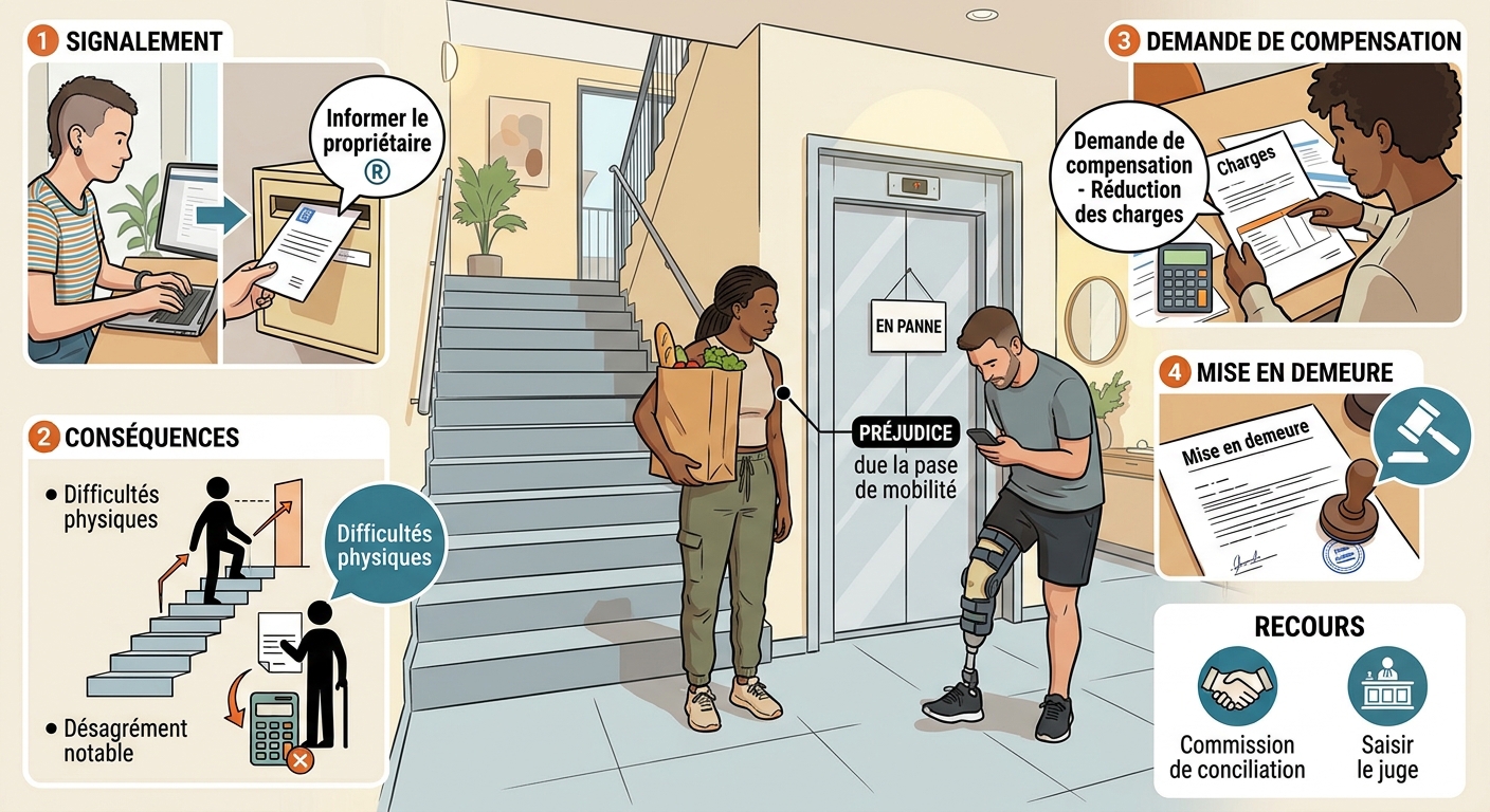 Que faire si l’ascenseur est en panne dans votre immeuble ?